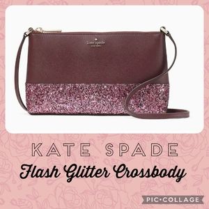 KATE SPADE Flash Glitter Crossbody Bag